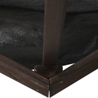 Kids Sandpit Wooden Hexagon Sand Pit with Canopy Outdoor Beach Toys 182cm