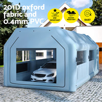 Inflatable Spray Booth 8.5X4.8M Car Paint Tent Filter System 2 Blowers