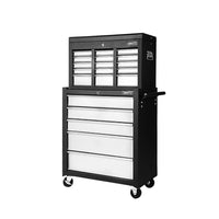 14 Drawers Toolbox Chest Cabinet Mechanic Trolley Garage Tool Storage Box