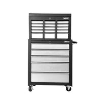 14 Drawers Toolbox Chest Cabinet Mechanic Trolley Garage Tool Storage Box