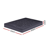 Home Bedding Mattress Topper Pillowtop 3-Zone Mat Pad King Single