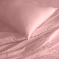 Royal Comfort 1000TC Hotel Grade Bamboo Cotton Sheets Pillowcases Set Ultrasoft - Double - Blush