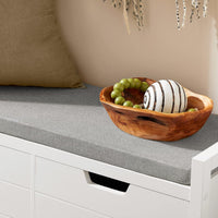 Shoe Bench Cabinet Hallway, White