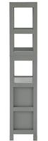 Tall Cabinet Shelf Drawer, Grey