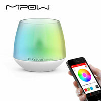 Twin Pack MIPOW PlayBulb LED Flameless Candle Night Light App Control Wedding Party