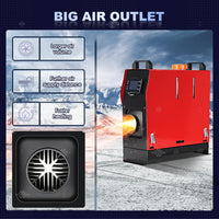 ALL-IN-ONE Diesel Air Heater 12V 8KW Tank Remote Control Thermostat Caravan Motorhome RV