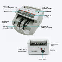 Automatic Australian Money Bill Banknote Cash Counter Machine +Digital Display