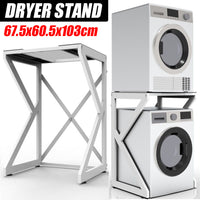 Dryer Stand Adjustable Front Loading Portable Washer Machine Dryer Holder Shelf