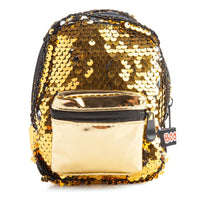 Gold Sequins BooBoo Backpack Mini