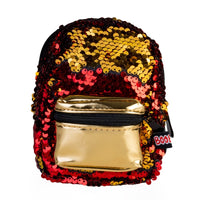 Gold Red Sequins BooBoo Backpack Mini