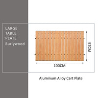 Table Plate for Cart -  Large Burlywood