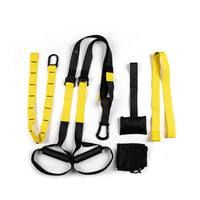 VERPEAK Suspension Trainer Resistance System Training Kit (Black and yellow) VP-SPT-100-YN