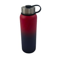 Verpeak 40oz Vacuum Insulated Water Bottle 3 Lids Straw Red Purple VP-IWB-101-HL