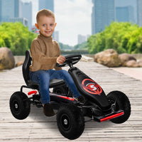 G18 Kids Ride On Pedal Powered Go Kart Racing Style - Red