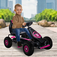 G18 Kids Ride On Pedal Go Kart - Rose Pink