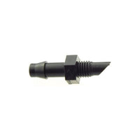 Barbed Joiner with Threaded End - 4mm, 100 Pack for Easy Plumbing and Irrigation