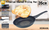 KOMAN Non-Stick Titanium Coating Frying Pan 26cm
