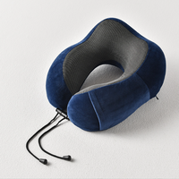 2 X U-shaped Travel Memory Foam Rebound Pillow Sleeping Pad Neck Support Headrest