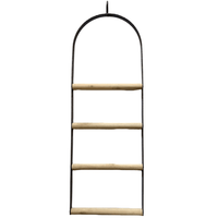 Bird Cage Jumbo Swing Metal Arch Frame Wood Perch Canary Pet Parrot Hanging Toy