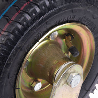 4x 8 Inch Castor Caster 2x swivel 2x fixed Pneumatic Tyres Wheels  Trolley Cart Wheelbarrow