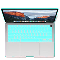 MacBook Air 13 Inch Case 2020 2019 2018, A1932, A2179, A2337 Shell Case Keyboard Cover tiffany blue