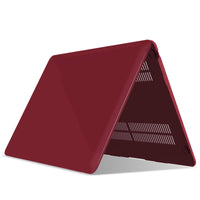 MacBook Air 13 Inch Case 2020 2019 2018, A1932, A2179,A2337 Shell Case Keyboard Cover Wine Red