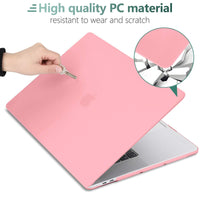 Pink MacBook Pro 13 Inch Case 2016-2023 M1 M2 A2338 A2289 A2251 A2159 Hard Shell Case Keyboard Cover