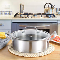 6 Pc Kitchen Sauce Pan Pots Set 430 Stainless Steel Cookware Set Milk stock Pot Pans Set