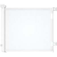 Retractable 1.5M Doorways Hallways Stairs Baby Gate Dog Pet Gate Indoor Outdoor Safety Gates White