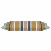 Pack of 4 Corban Aqua Rectangle 35x70cm Striped Multicoloured Cushion Cover Nautical