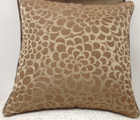 Flower Beige Petal Design Cushion Cover