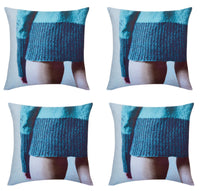 Pack of 4 Blaze Jumper Designer Cushion Covers 45cm x 45cm