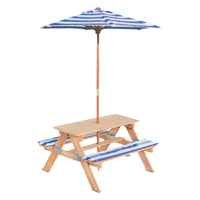 Kids Sunset Picnic Table with Umbrella