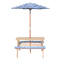 Kids Sunset Picnic Table with Umbrella