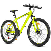Progear Bikes Surge MTB Mens 26*13" in Fluro Yellow