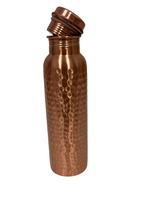 Copper Water Bottle - Hammered Finish