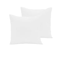 Pair of  280TC Polyester Cotton European Pillowcases White