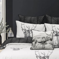 Bianca Alpine Stag Taupe Polyester Cotton Quilt Cover Set King