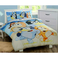 Caprice Bluey Fun Reversible Licensed Quilt Cover Set Double