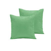 Pair of Polyester Cotton European Pillowcases Frost