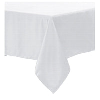 Polyester Cotton Tablecloth White 180 cm Round