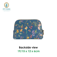 PIP Studio Petites Fleurs Dark Blue Small Triangle Cosmetic Bag