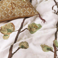 Bedding House Van Gogh Plum Blossoms Sand Cotton Sateen Quilt Cover Set King