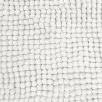 Toggle Microfiber Bath Mat Large White