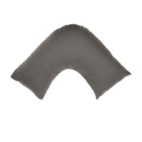 Algodon 300TC Cotton V Shape Pillowcase Charcoal