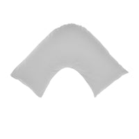 Algodon 300TC Cotton V Shape Pillowcase Silver