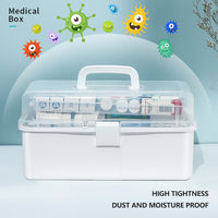 3 Layers Large Portable First Aid Kit Emergency Medical Storage Medicine Organizer