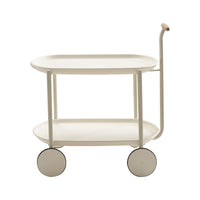 Movable Modern  Trolley Small Unit Coffee Table Cart Storage Sofa Side Table with Wheels