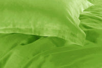 1000TC Tailored King Single Size Green Duvet Doona Quilt Cover Set