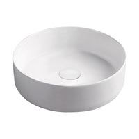Matte Black matte white matte Pink Green Gold Copper Round 360 mm Dia top counter basin porcelain sink
